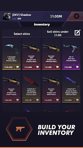 Capturas de tela do Case Battle: Skins Simulator