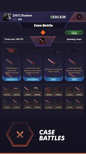 Capturas de tela do Case Battle: Skins Simulator