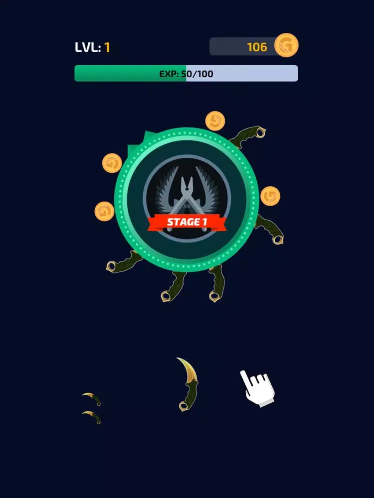 Capturas de pantalla de Gaben Knife iPad 