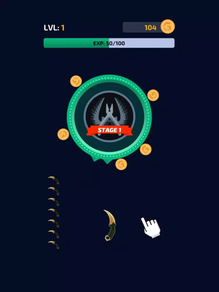 Capturas de pantalla de Gaben Knife iPad 