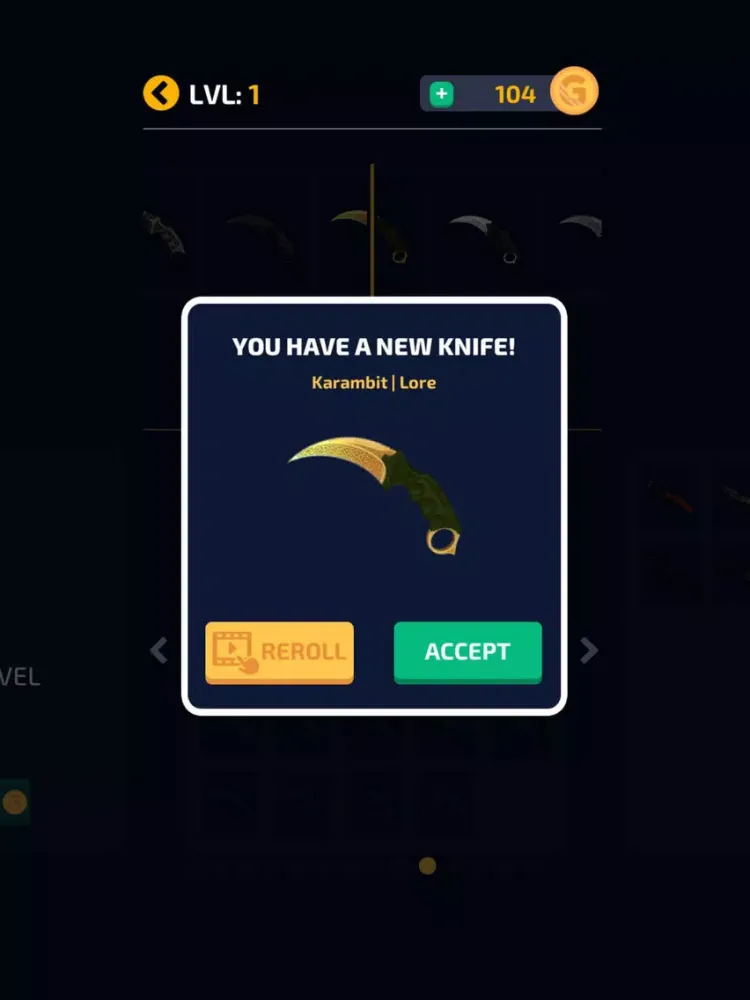 Capturas de pantalla de Gaben Knife iPad 