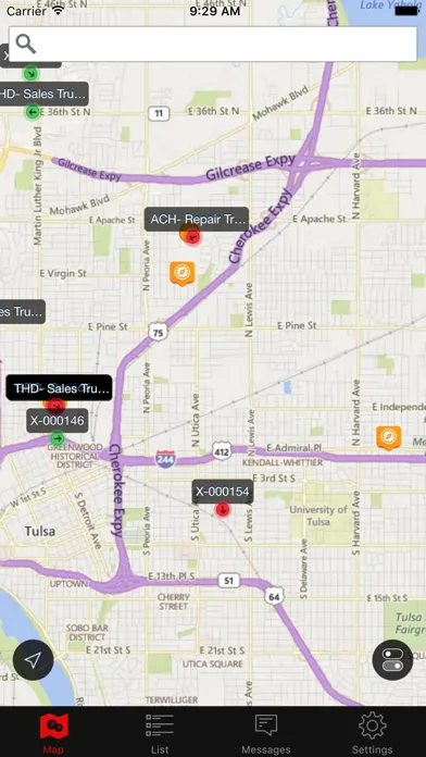 Tangkapan layar Shadow Tracker Mobile