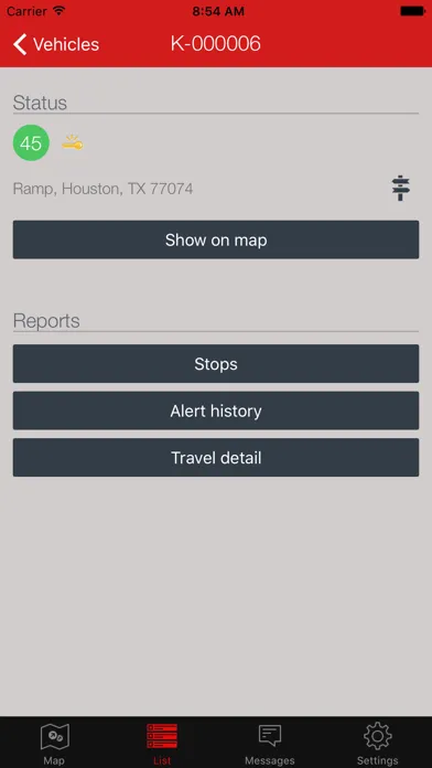 Tangkapan layar Shadow Tracker Mobile