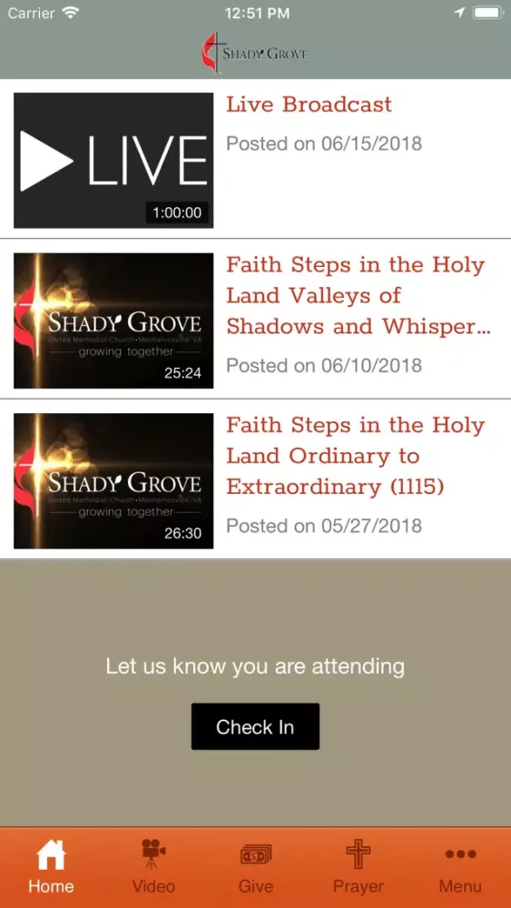 Shady Grove UMC 스크린샷