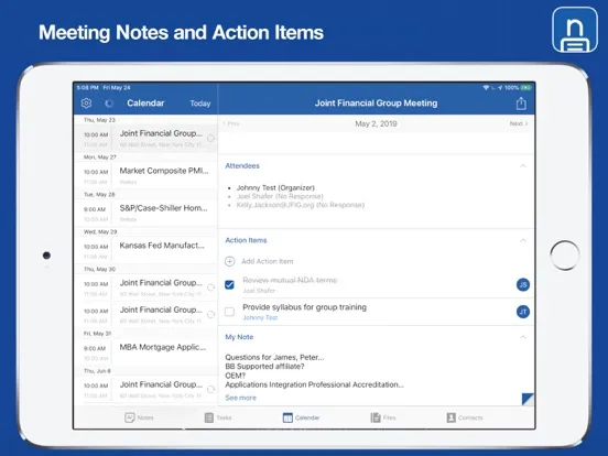 Zrzuty ekranu Notate PDF for BlackBerry iPad 