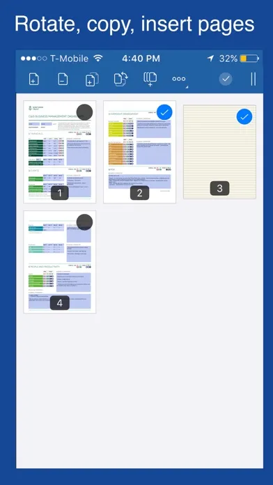Zrzuty ekranu Notate PDF for BlackBerry