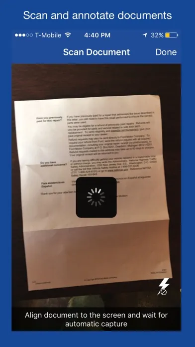 Zrzuty ekranu Notate PDF for BlackBerry