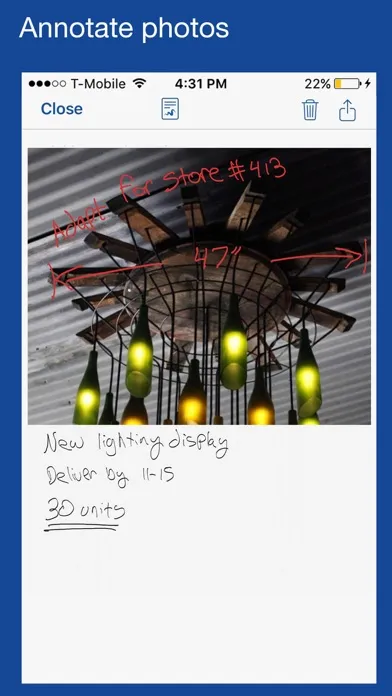 Zrzuty ekranu Notate PDF for BlackBerry