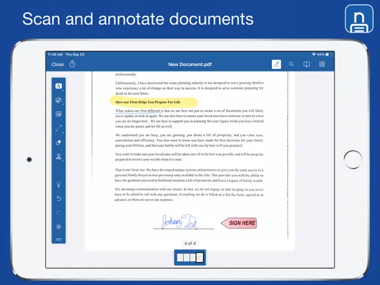 Notate for MobileIron iPad  سکرین شاٹس