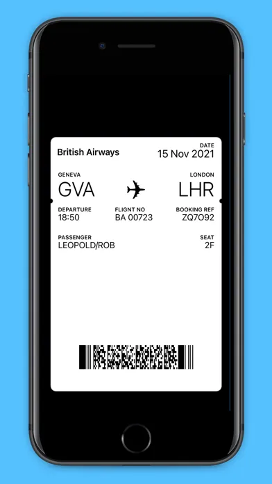 Scan Boarding Pass应用截图