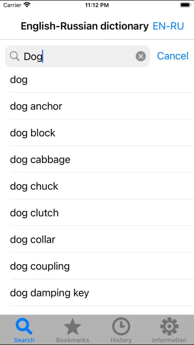 Big English-Russian dictionary 스크린샷