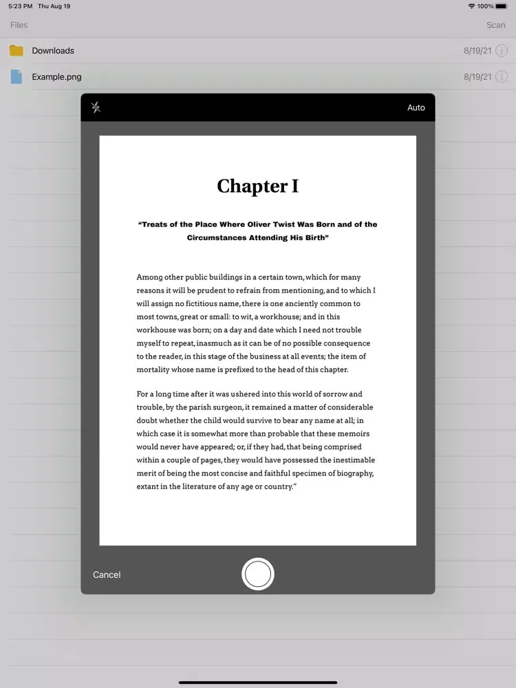 Documents. Document scanner iPad  স্ক্রিনশট