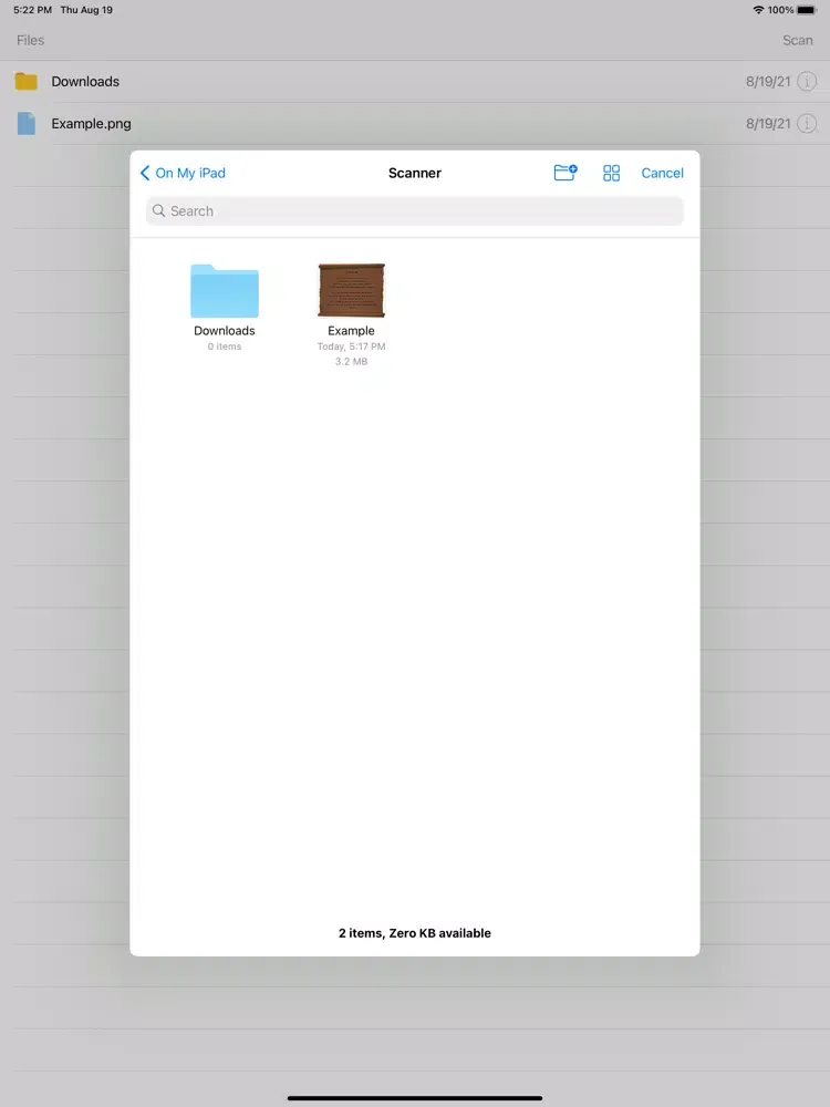 Documents. Document scanner iPad  স্ক্রিনশট