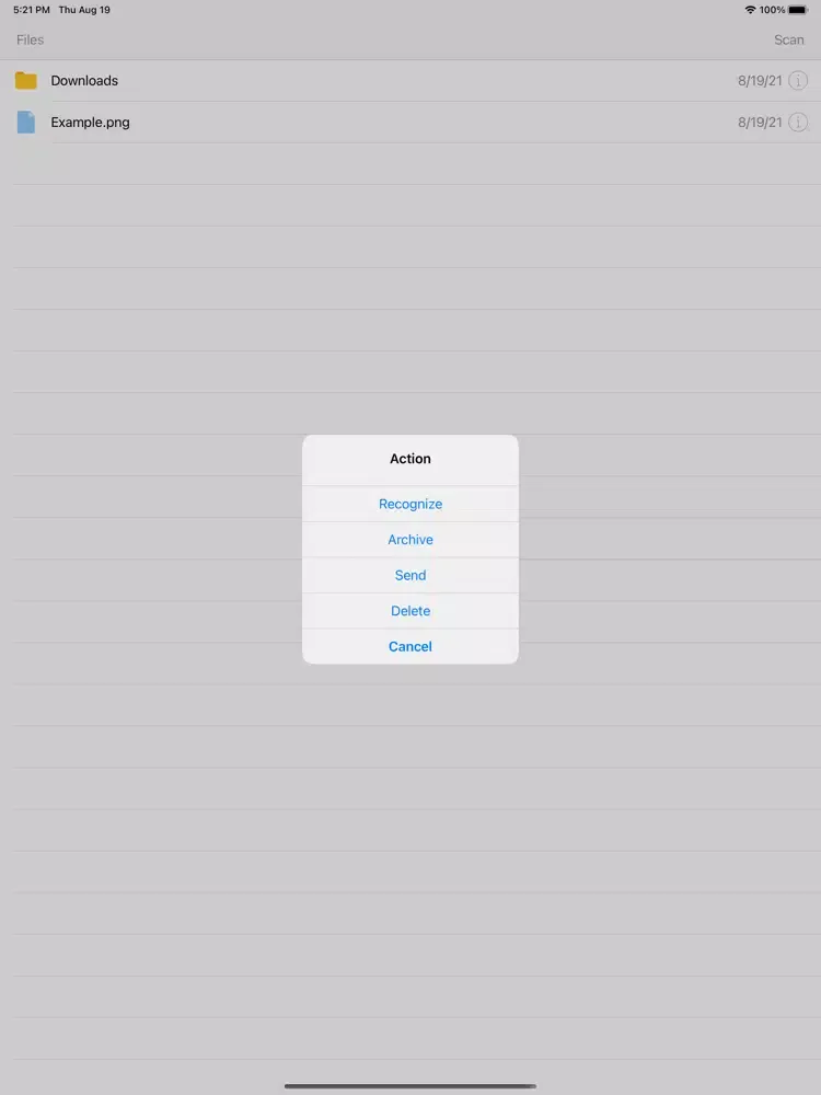 Documents. Document scanner iPad  স্ক্রিনশট