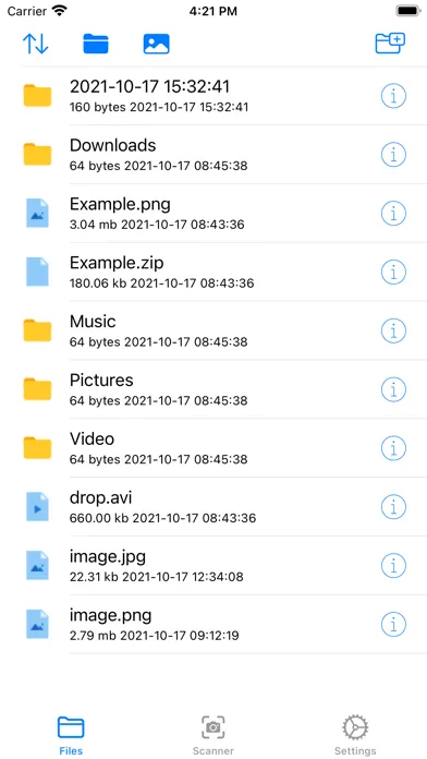 Capturas de tela do ZIP,RAR File manager & Scanner