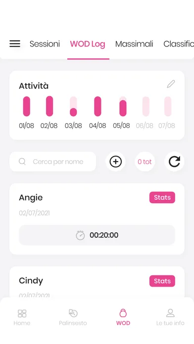 Capturas de tela do Alessia Fit Trainer