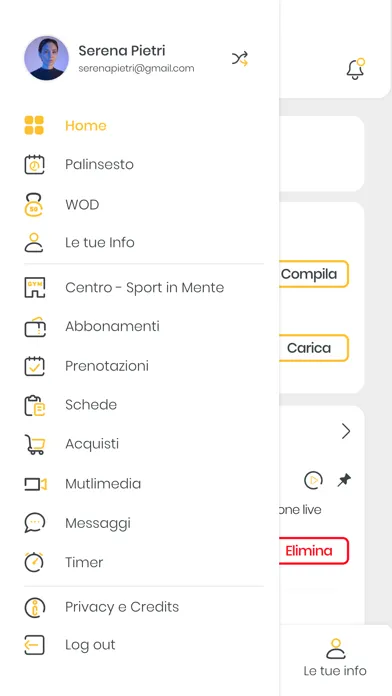 Captures d'écran de PALESTRA CENTRO