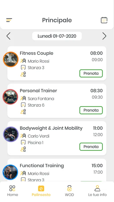 Captures d'écran de PALESTRA CENTRO