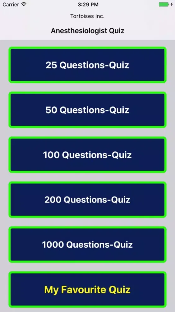 ภาพหน้าจอของ Anesthesiologist Quiz