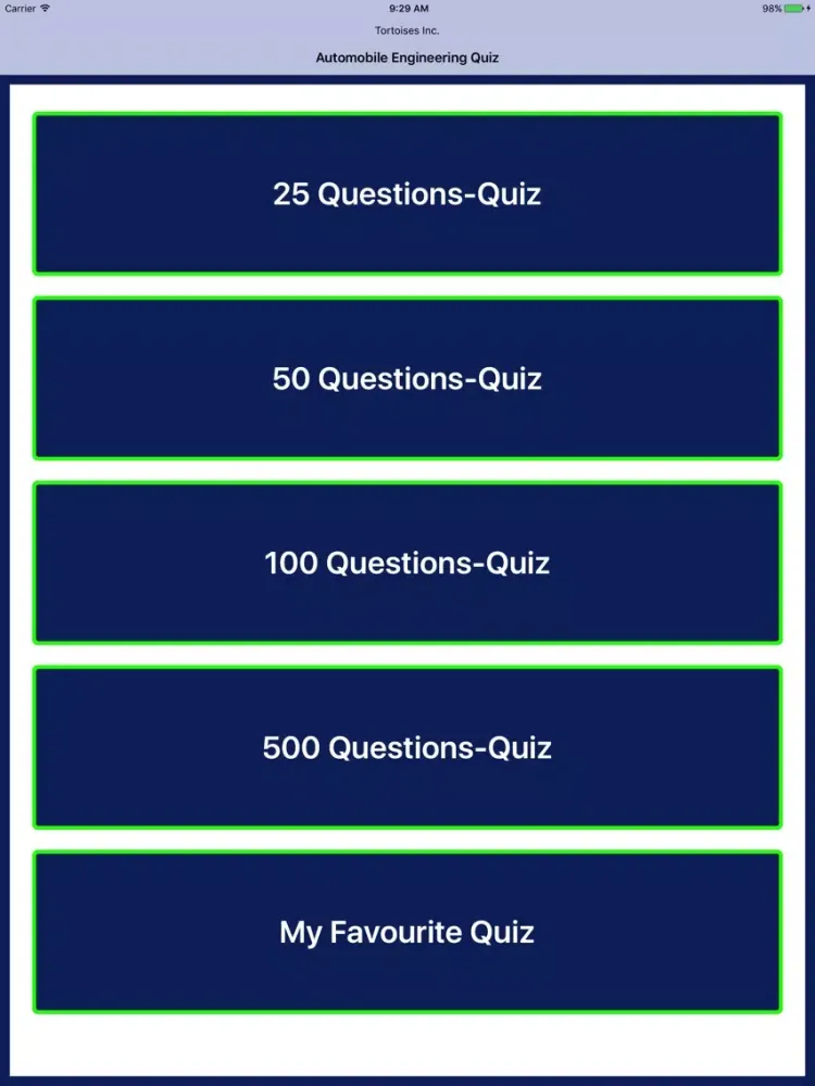 Automobile Engineering Exam Prep iPad  سکرین شاٹس