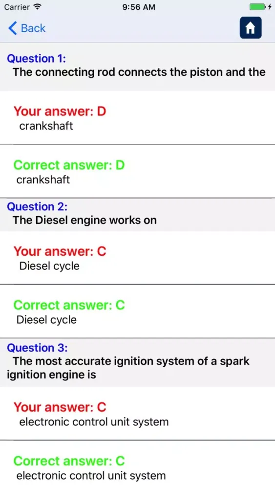 Automobile Engineering Exam Prep سکرین شاٹس