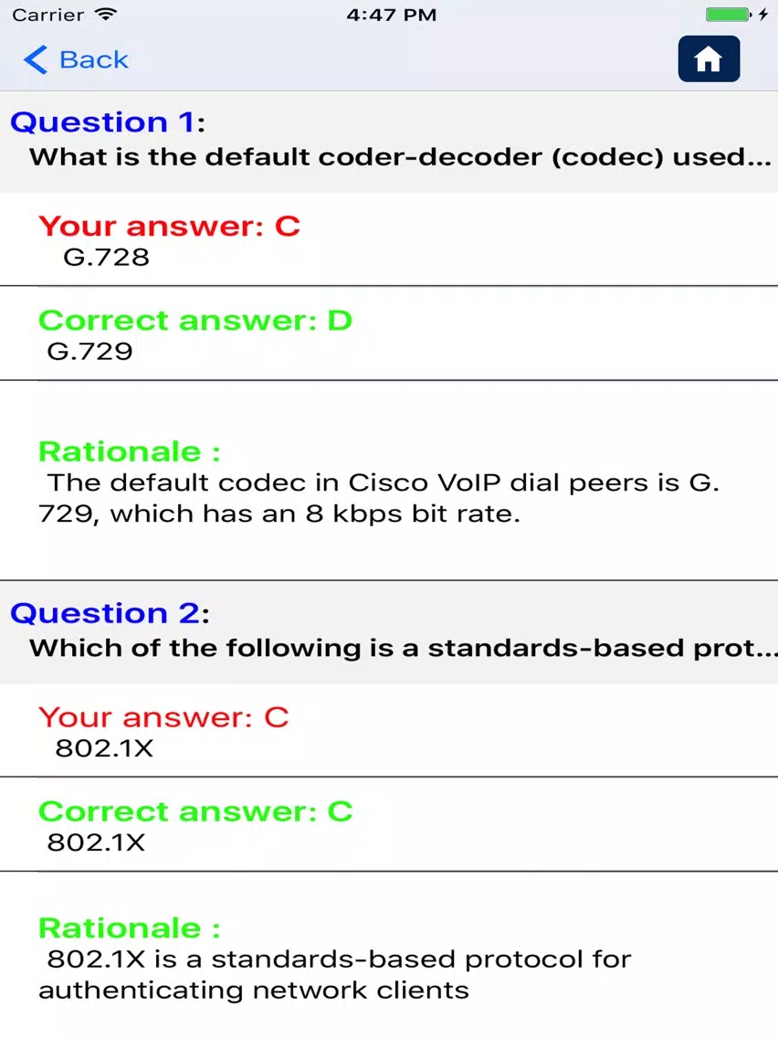 CCDA Exam Quiz iPad  스크린샷