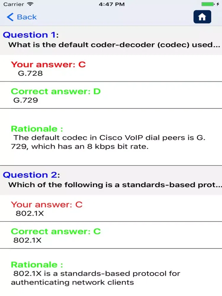 CCDA Exam Quiz iPad 应用截图