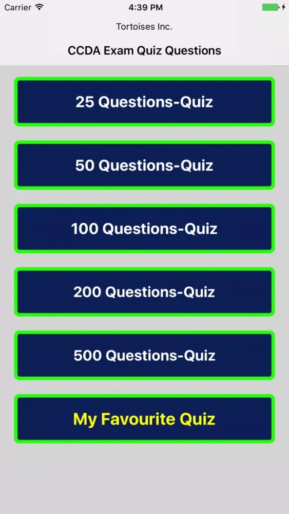 CCDA Exam Quiz应用截图