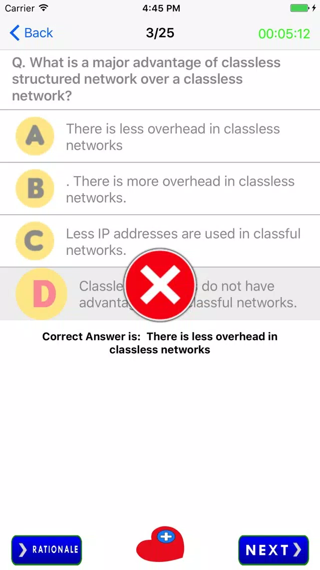 CCDA Exam Quiz 스크린샷