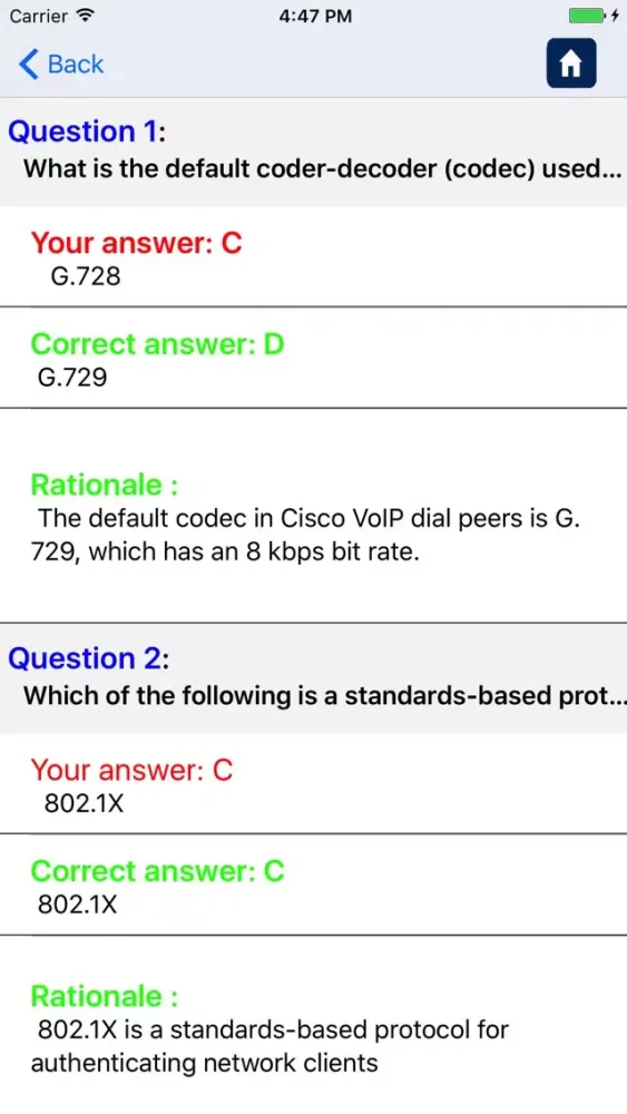 CCDA Exam Quiz应用截图