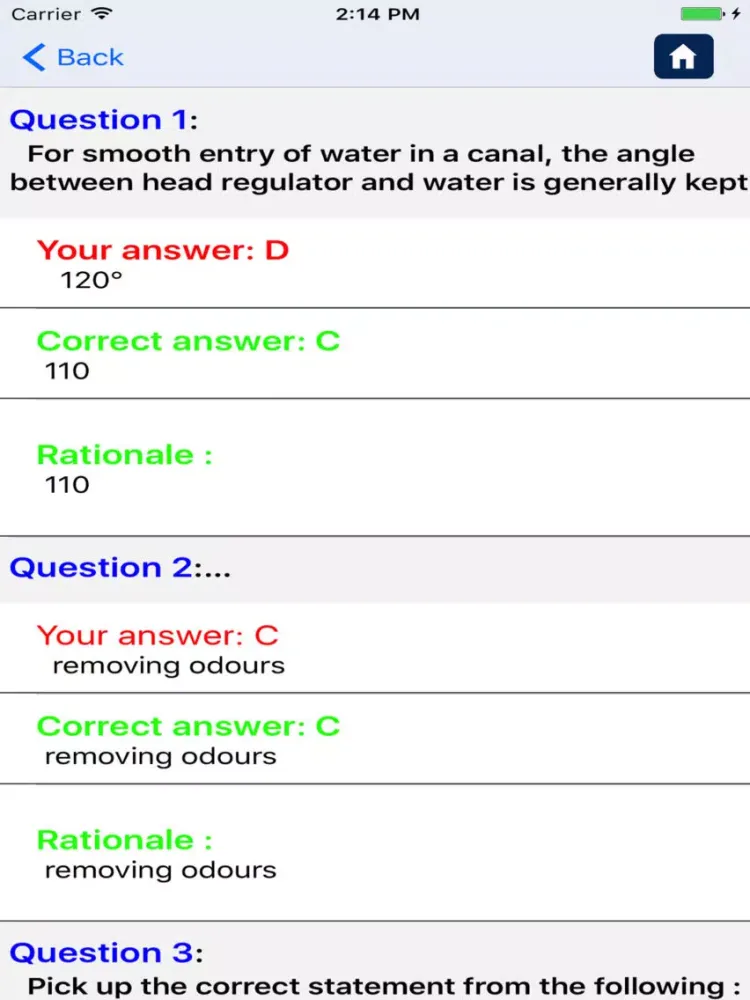 Tangkapan skrin Civil Engineering Exam Prep iPad 