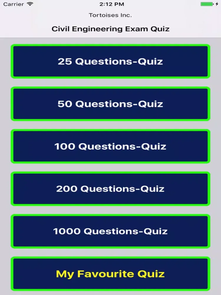 Civil Engineering Exam Pro iPad  স্ক্রিনশট