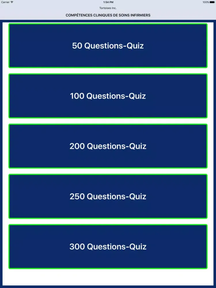 Clinical Nursing Skills in French iPad  Screenshots