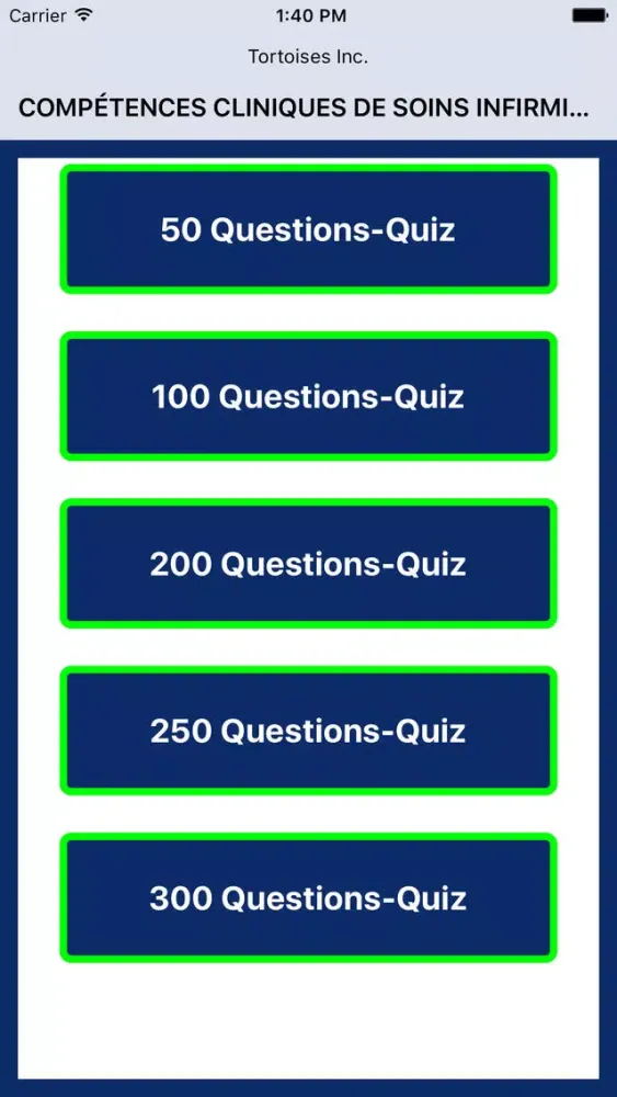 Clinical Nursing Skills in French Screenshots