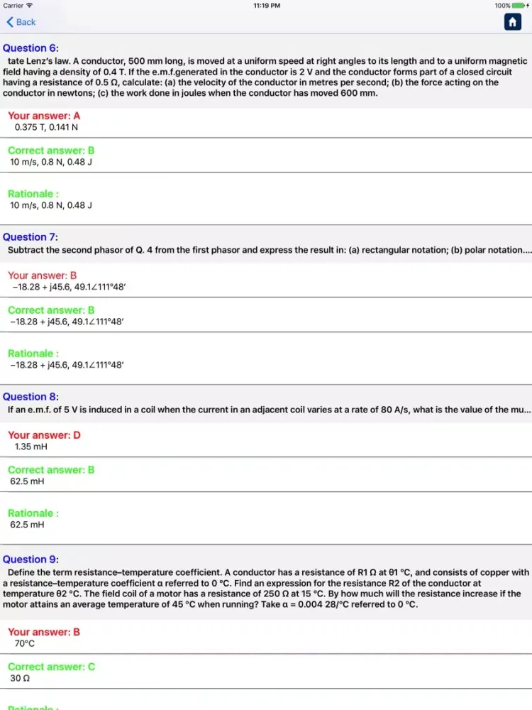 تصاویر Electronics Engineering Exam Prep iPad 