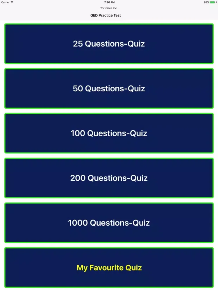 Captures d'écran de GED Practice Test Free iPad 