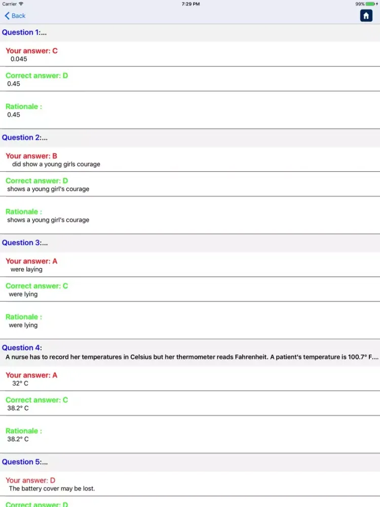 Captures d'écran de GED Practice Test Free iPad 