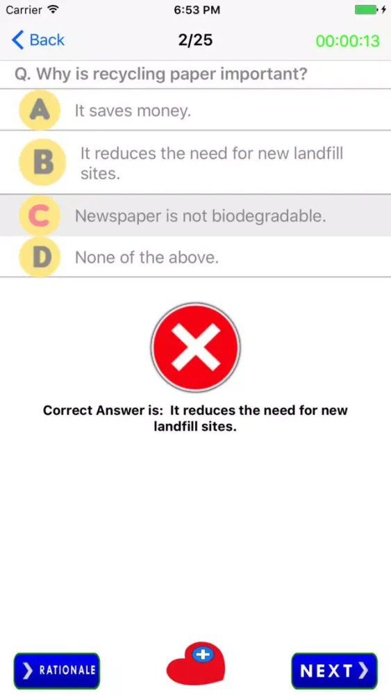 Captures d'écran de GED Practice Test Free