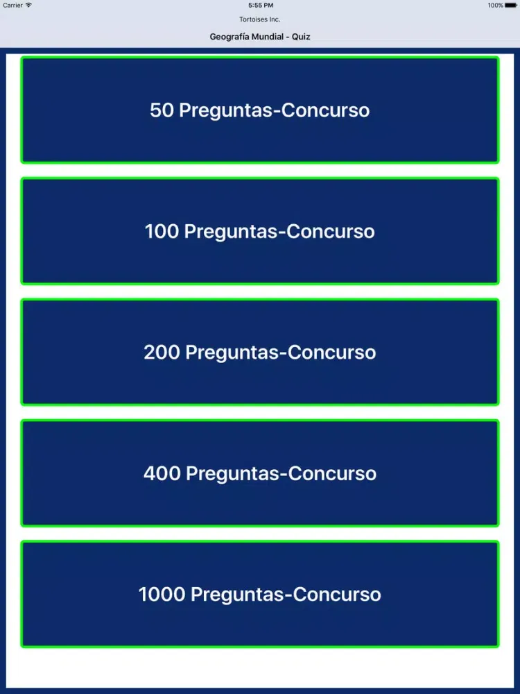 Capturas de tela do Geografía Mundial - Quiz iPad 