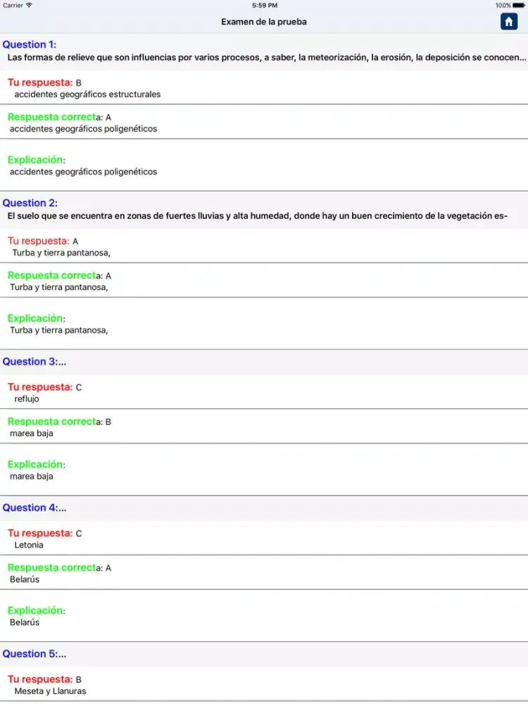 Capturas de tela do Geografía Mundial - Quiz iPad 