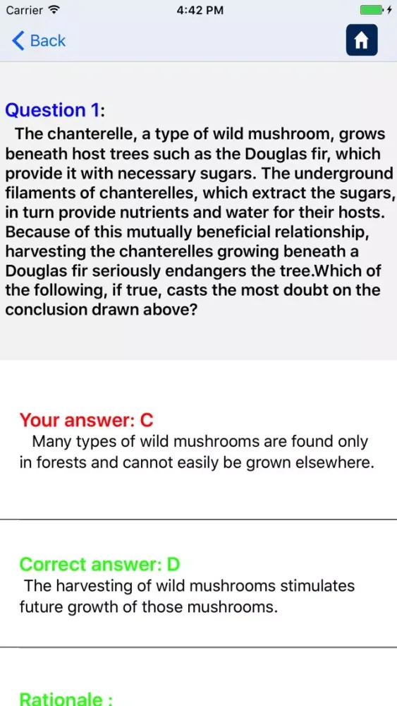 GMAT Practice Test應用截圖