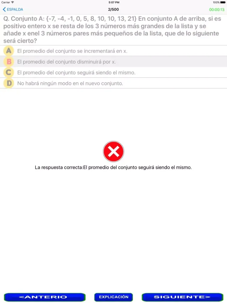 GRE Prueba de práctica gratis iPad 應用截圖