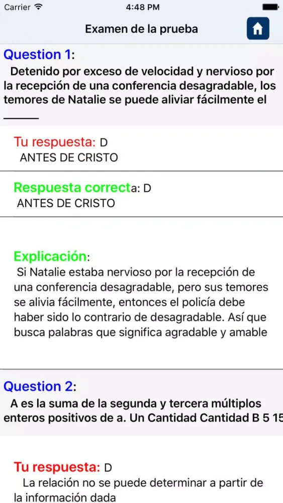 GRE Prueba de práctica gratis應用截圖