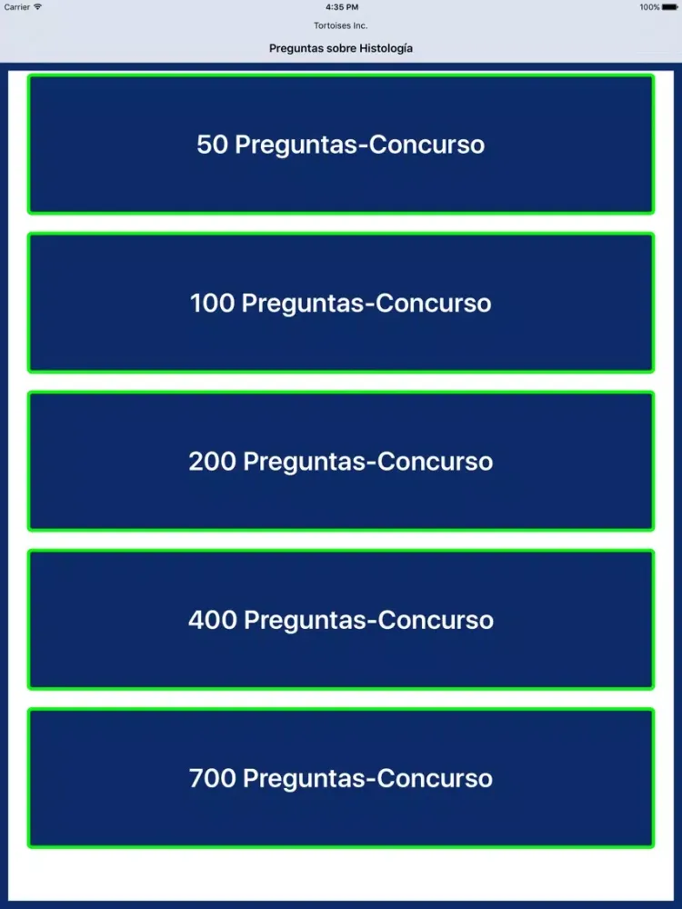 تصاویر Preguntas sobre Histología iPad 