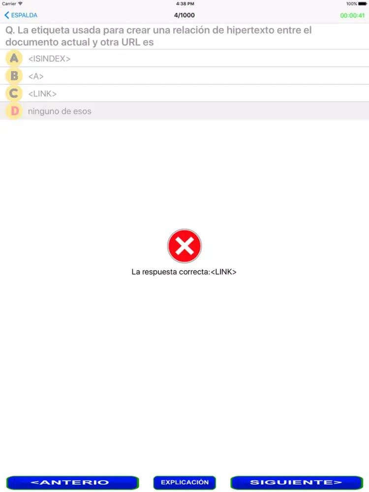 Capturas de tela do Preguntas HTML en Español iPad 