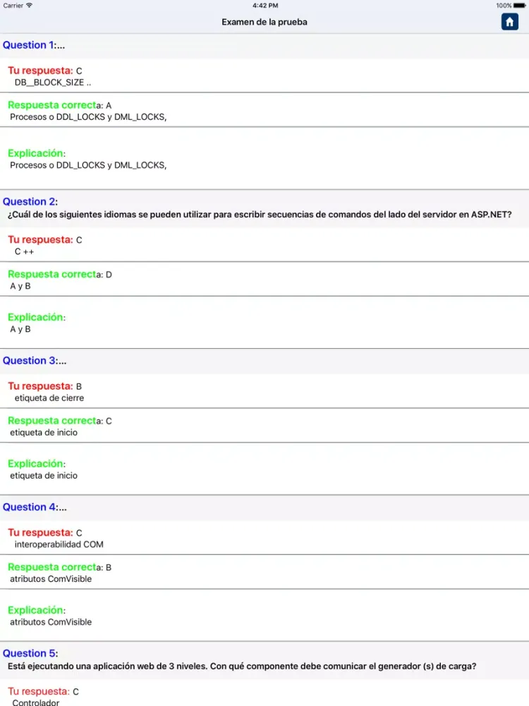 Capturas de tela do Preguntas HTML en Español iPad 