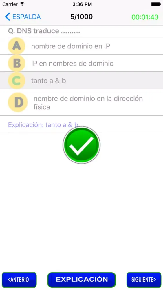 Capturas de tela do Preguntas HTML en Español