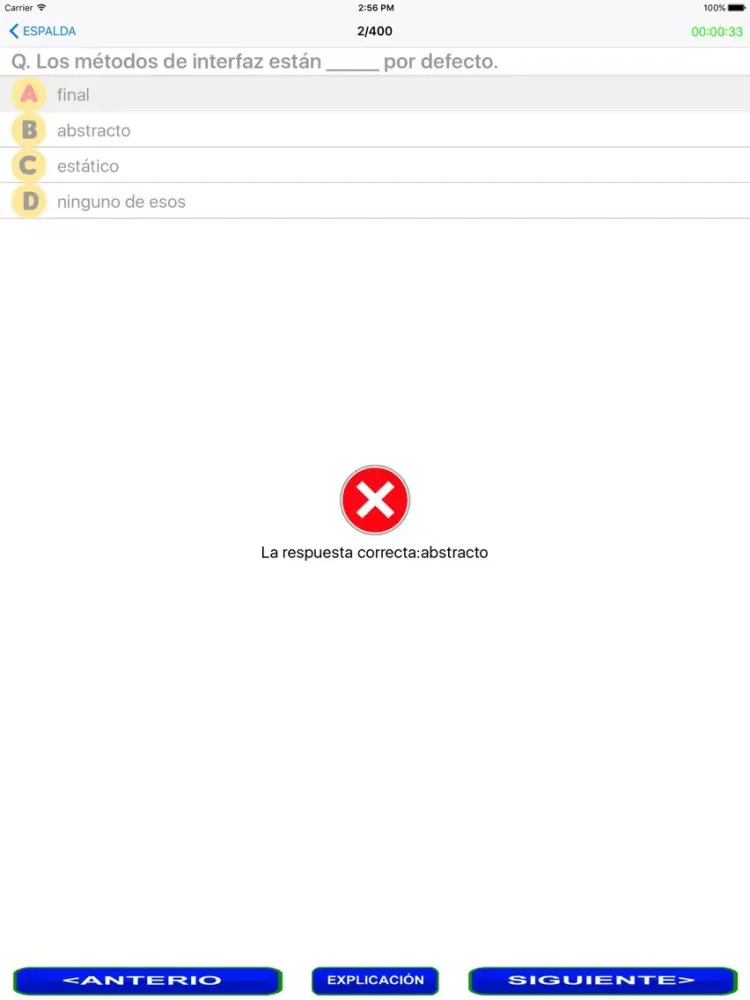 Preguntas para Java iPad  Screenshots
