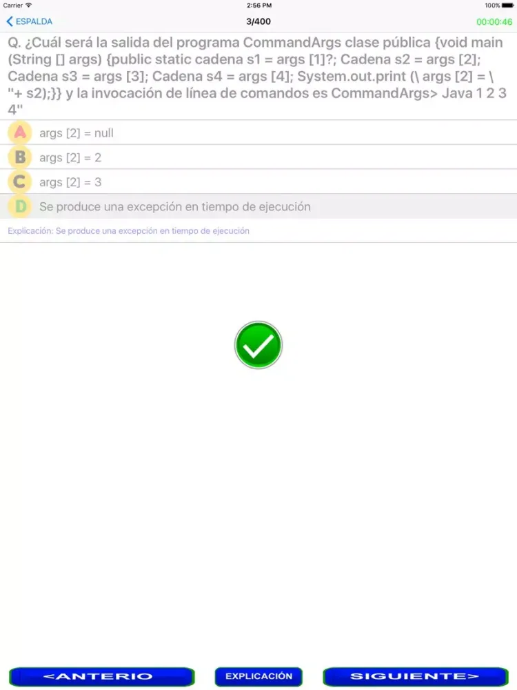Preguntas para Java iPad  Screenshots