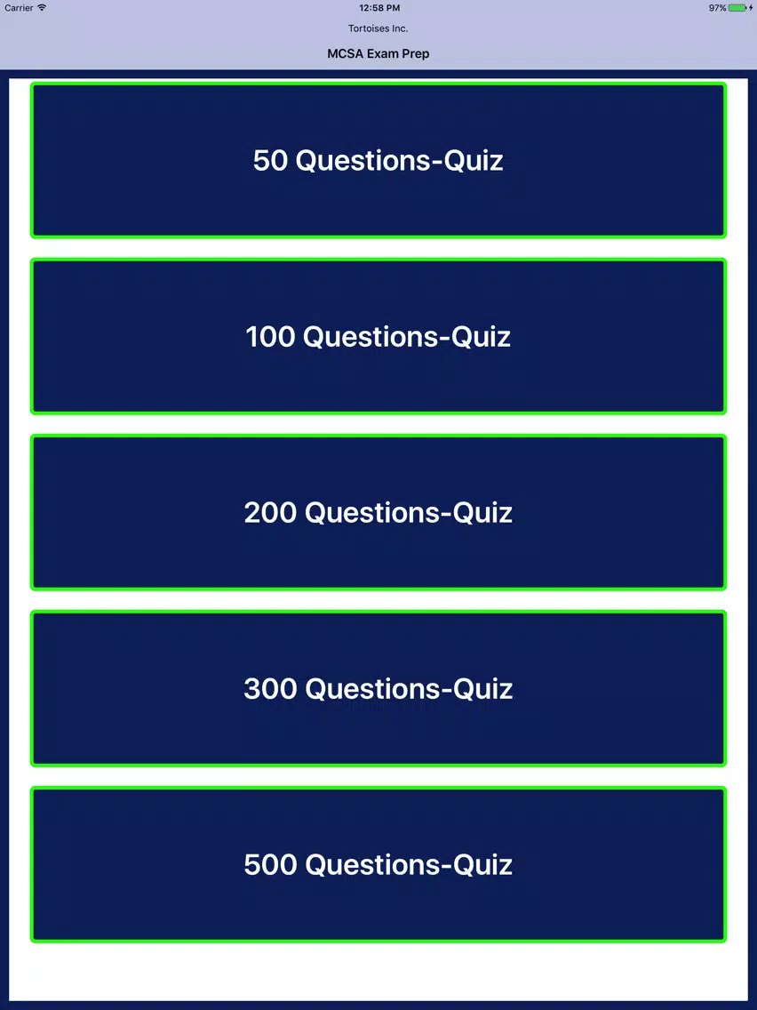 ภาพหน้าจอของ MCSA Exam Prep iPad 